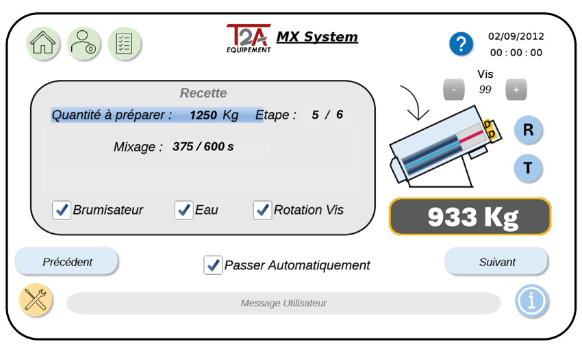 Préparation assistée